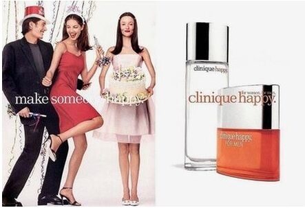 Prafum Clinique Happy femme et homme